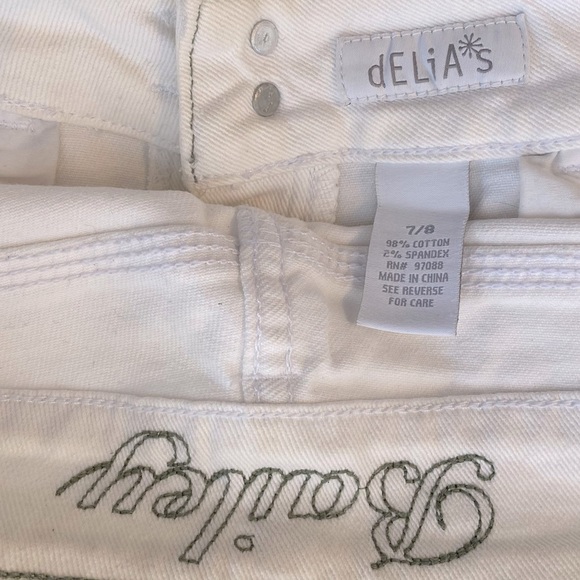 dELiA*s White Jean Shorts - Picture 6 of 6
